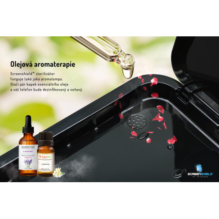 Screenshield™ UV sterilizátor pre mobilné telefóny a drobné predmety (biela)