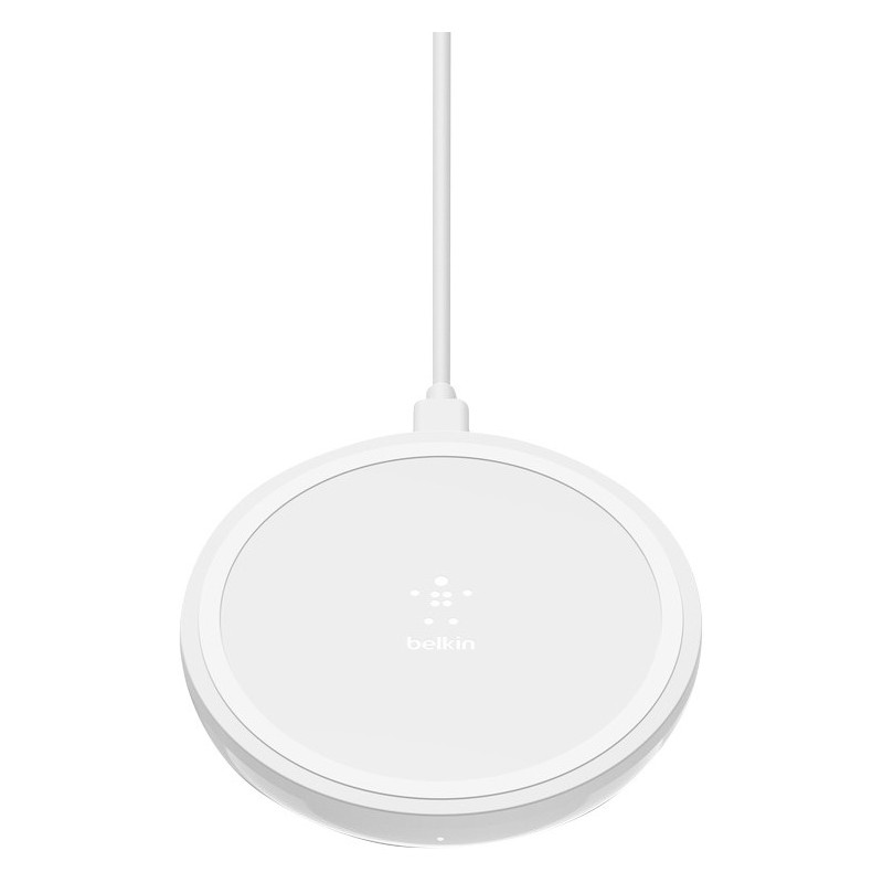 BELKIN 10W bezdrôtová nabíjačka so zdrojom a káblom, biela