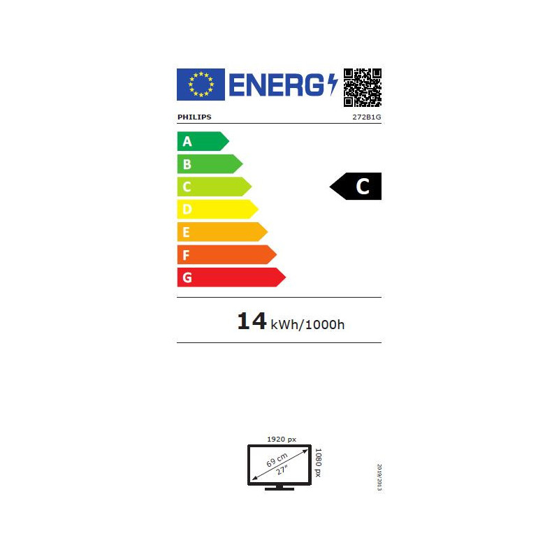 Philips/272B1G/00/27"/IPS/FHD/75Hz/4ms/Black/3R