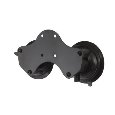 RAM Mounts úchyt s dvoma prísavkami na sklo s priemerom 84 mm, AMPS vzor dier, RAM-B-189BU