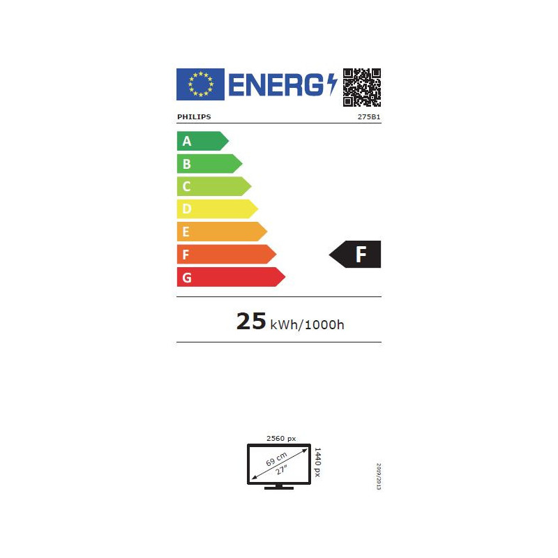 Philips/275B1/00/27"/IPS/QHD/75Hz/4ms/Black/3R