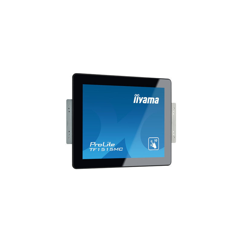 15" iiyama TF1515MC-B2: TN, XGA, capacitive, 10P, 350cd/m2, VGA, DP, HDMI, čierny
