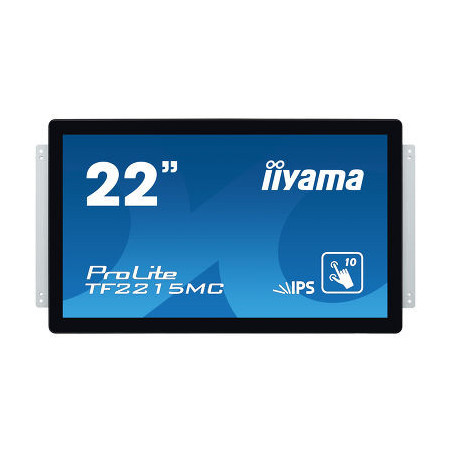 22" iiyama TF2215MC-B2: IPS, FullHD, capacitive, 10P, 350cd/m2, VGA, DP, HDMi, čierny