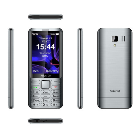 ALIGATOR D950 Dual sim strieborný