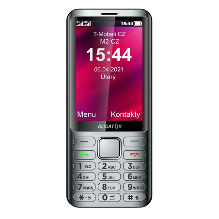 ALIGATOR D950 Dual sim strieborný