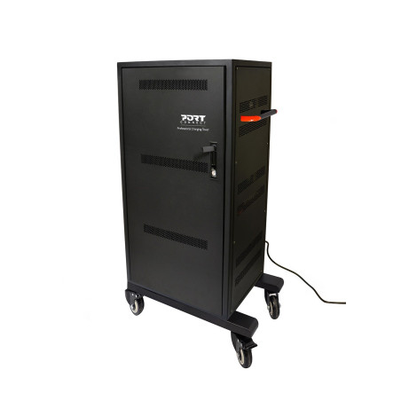 PORT CONNECT CHARGING CABINET 30 UNITS, čierny