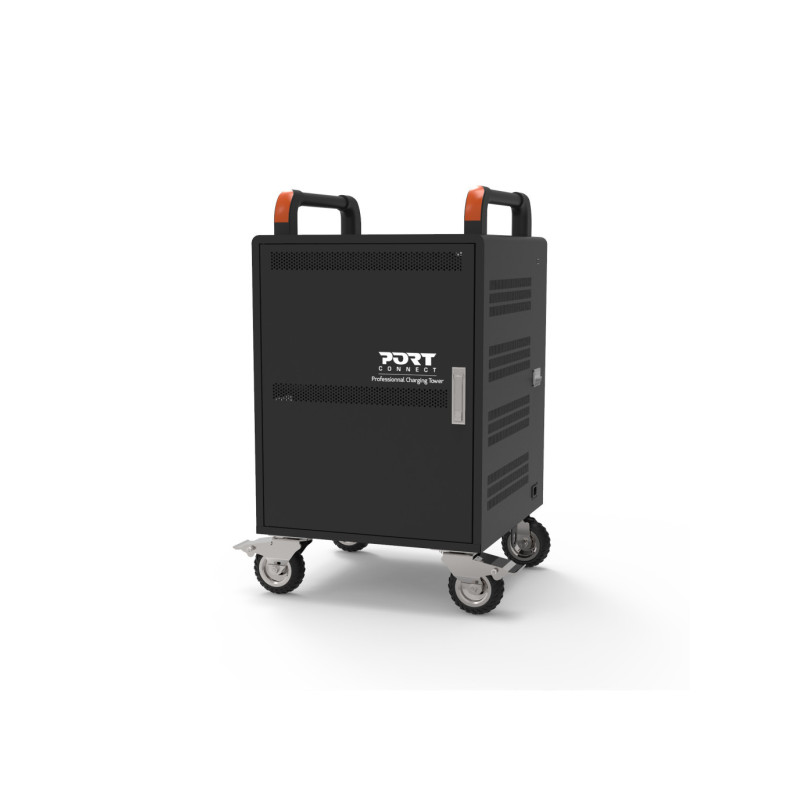 PORT CONNECT CHARGING CABINET 20 Notebooks + RACK 1xU 19||, čierny