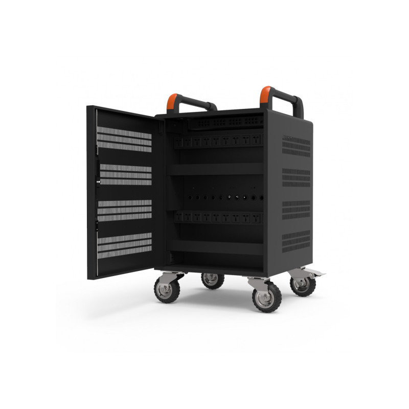 PORT CONNECT CHARGING CABINET 20 Notebooks + RACK 1xU 19||, čierny