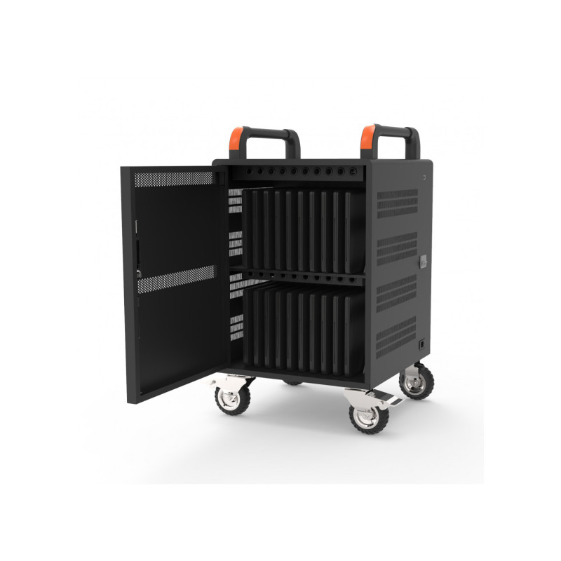 PORT CONNECT CHARGING CABINET 20 Notebooks + RACK 1xU 19||, čierny