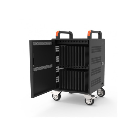PORT CONNECT CHARGING CABINET 20 Notebooks + RACK 1xU 19||, čierny