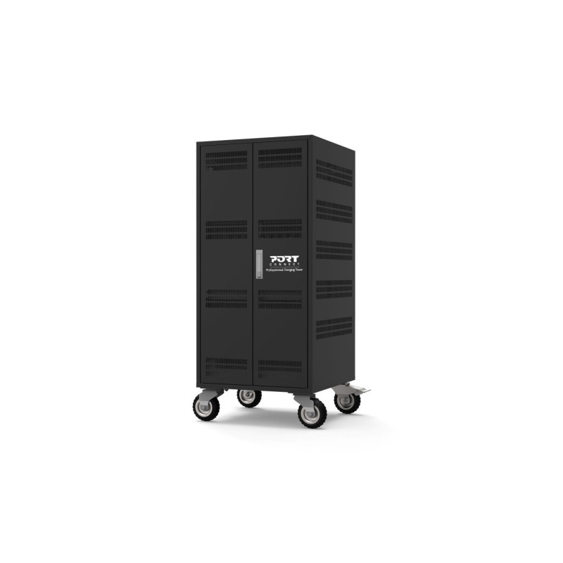 PORT CONNECT CHARGING CABINET 30 Notebooks + RACK 1xU 19||, čierny