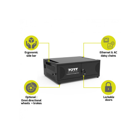 PORT CONNECT CHARGING CABINET 6 Notebooks USB-C, čierny