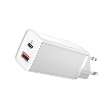 Baseus CCGAN2L-B02 GaN2 Lite Quick Nabíjačka USB + USB-C 65W White