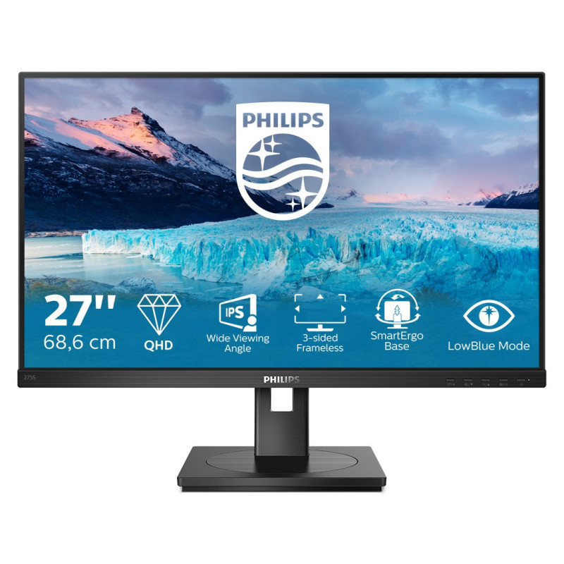 27" LED Philips 275S1AE - IPS, QHD, DP, HDMI, DVI