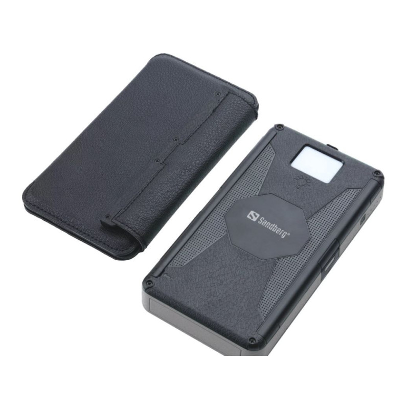 Sandberg Solar 6-Panel Powerbank 20000, solárna nabíjačka, čierna