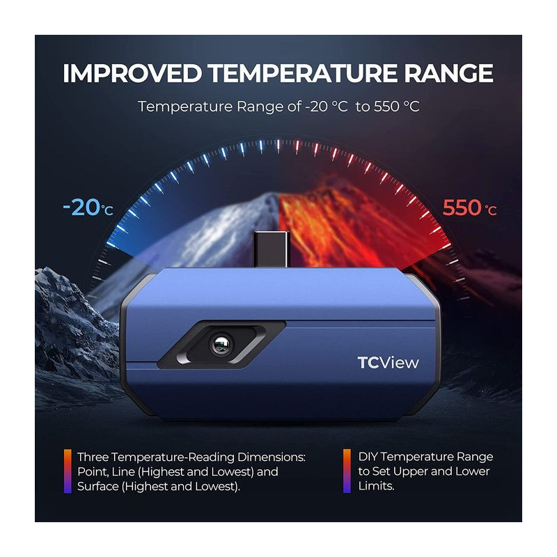 TOPDON TCView TC001 termálna infra kamera