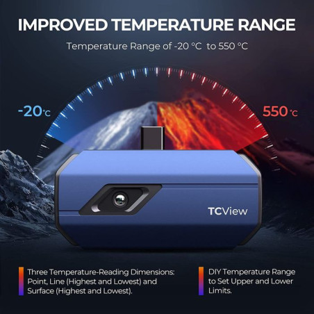TOPDON TCView TC001 termálna infra kamera