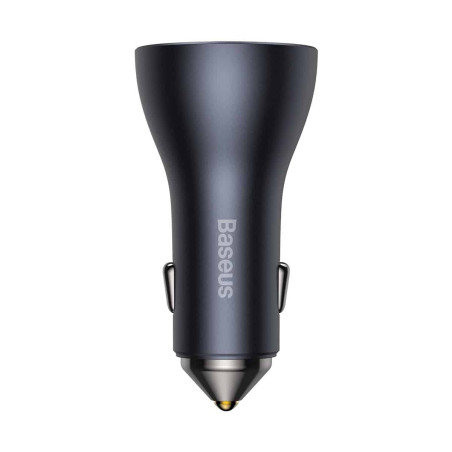 Baseus CGJP010013 Nabíjačka do Autá Triple Quick Charger USB/USB-C/USB-C 65W Dark Grey