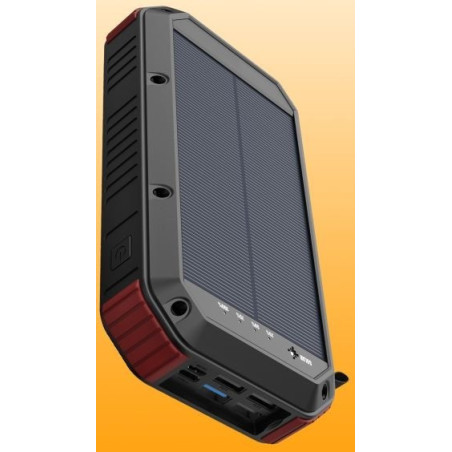 Wodasport - X30 - Solárna powerbanka Wodasport® SolarDozer X30, Outdoor Adventure™ 30100 mAh 7v1