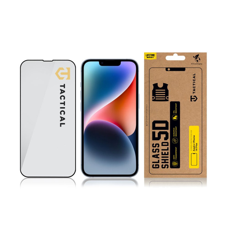 Tactical Glass Shield 5D sklo pre Apple iPhone 13/13 Pro/14/16e Black