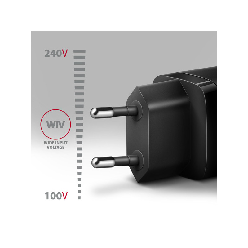 AXAGON ACU-PQ30 Síl nabíjačka do siete 30W, 2x port (USB-A + USB-C), PD3.0/PPS/QC4+/SFC/AFC/Apple