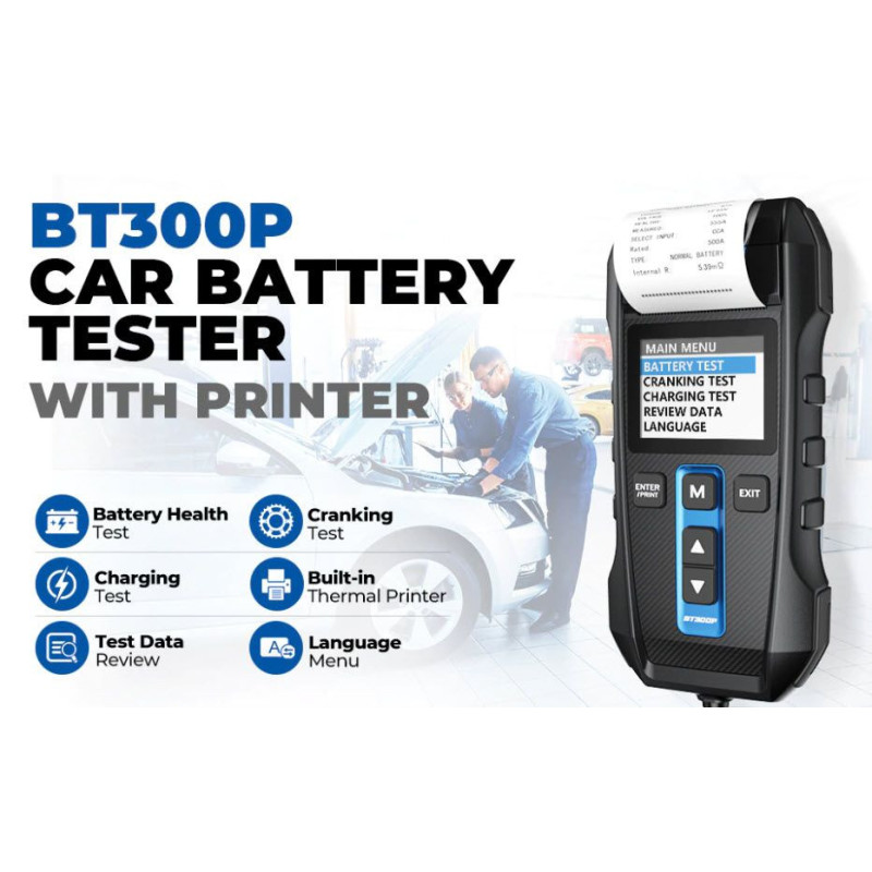 TOPDON Tester autobatérií BT300P