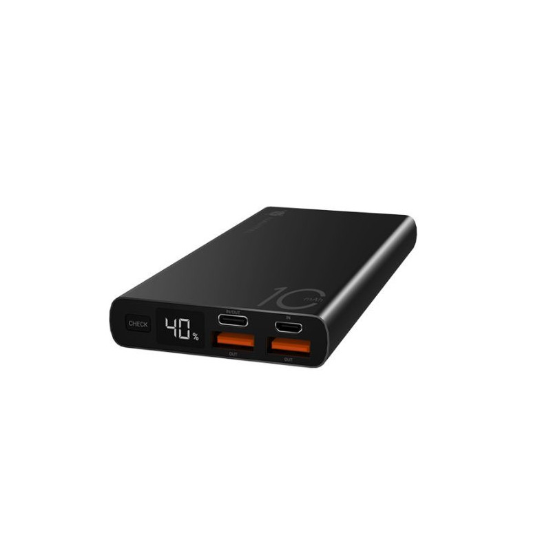 Powerbanka NAVITEL PWR10 AL čierna s kapacitou 10000 mAh