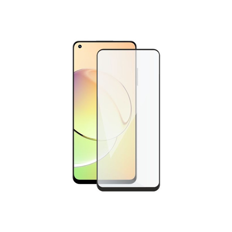 Screenshield REALME 10 4G (full COVER black) Tempered Glass Protection
