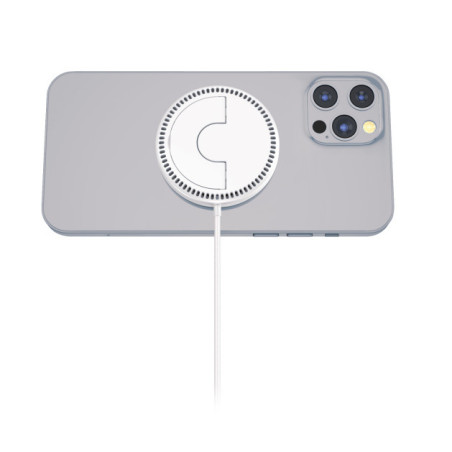 ALIGATOR bezdrôtová nabíjačka ALIGATOR Mag-Pad, určené pre MagSafe, 15W, biela