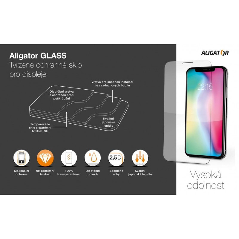 Aligator tvrdené sklo GLASS Samsung Galaxy A14 4G/5G
