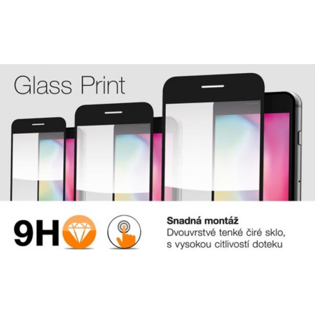 Aligator ochranné tvrdené sklo GLASS PRINT, Xiaomi 12T, čierna, celoplošné lepenie