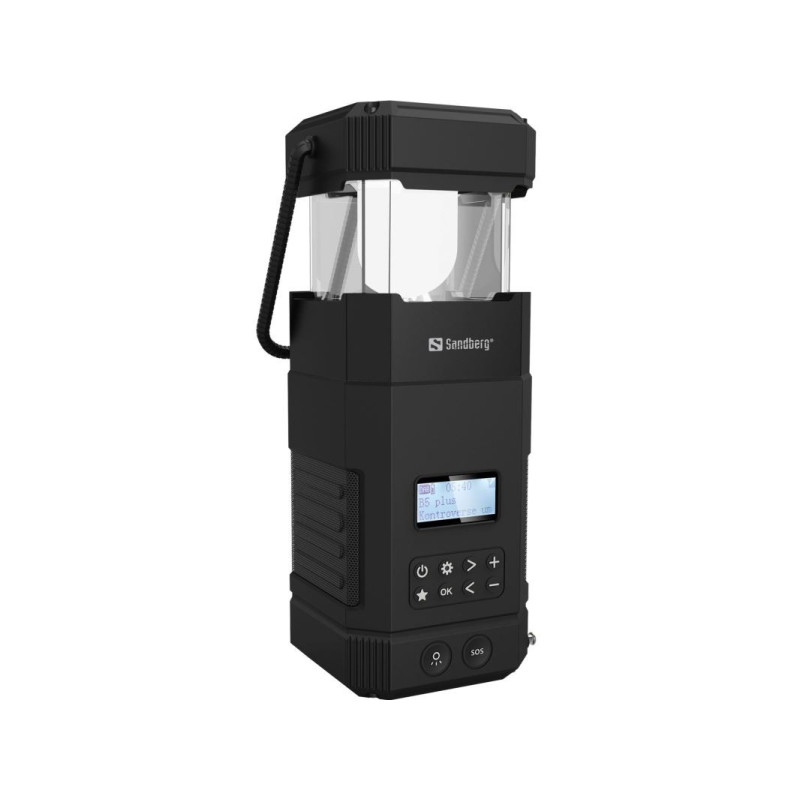 Sandberg Survivor Lantern All-in1 10000mAh, čierna