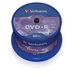 VERBATIM DVD+R(50-Pack),Spindl MattSlvr 16x 4.7GB