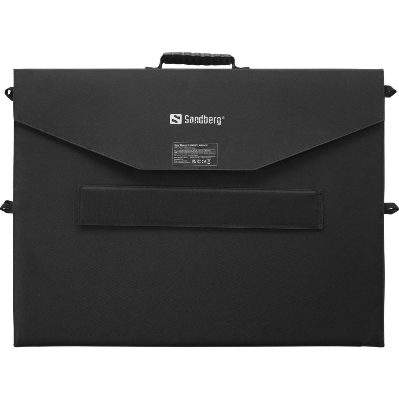 Sandberg solárny panel - nabíjačka, výkon 200W, QC3.0+PD+DC, čierna