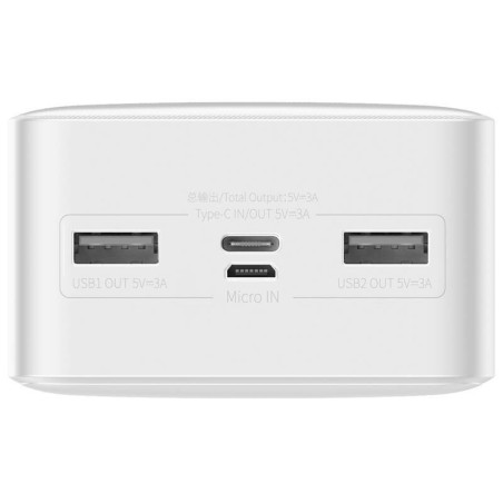 Baseus PPBD050202 Bipow Digital Display Powerbanka 30000mAh 15W White