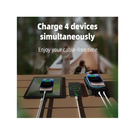 Outdoorová powerbanka Viking SKADI II/Output: 1xUSB-C, 2xUSB-A/Wireless charge 15W max/20000mAh