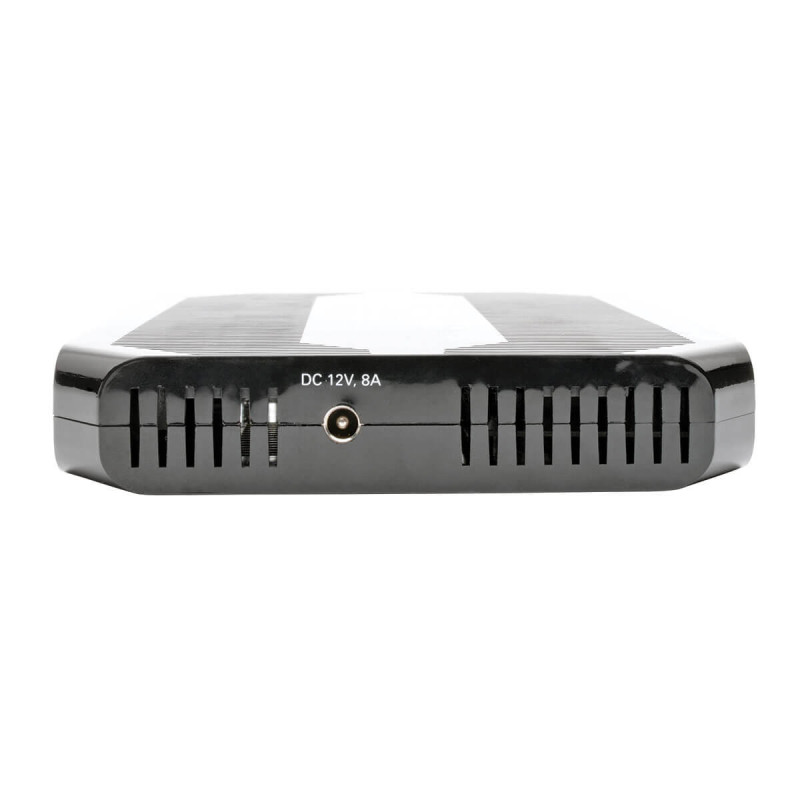 USB nabíjacia stanica s úložným priestorom, výstup 10x 12V, 8A, 96W, napájací kábel Schuko