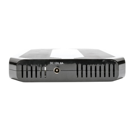 USB nabíjacia stanica s úložným priestorom, výstup 10x 12V, 8A, 96W, napájací kábel Schuko