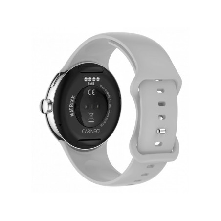 CARNEO Matrixx HR+/45mm/Silver/Šport Band/Silver