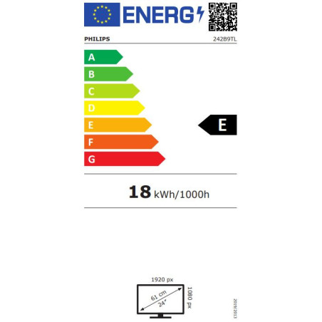 24" LED Philips 242B9TL