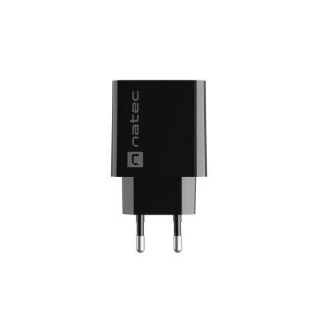 Univerzálna nabíjačka Natec RIBERA 18W 1X USB-A, čierna