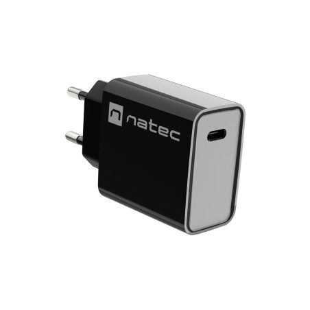 Univerzálna nabíjačka Natec RIBERA 20W 1X USB-C, čierna