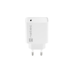 Univerzálna nabíjačka Natec RIBERA 20W 1X USB-C, biela