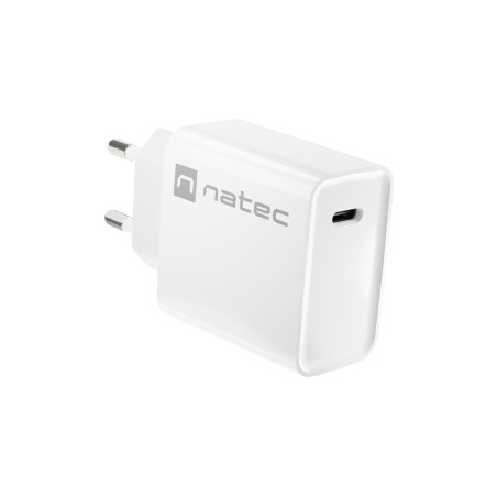 Univerzálna nabíjačka Natec RIBERA 20W 1X USB-C, biela