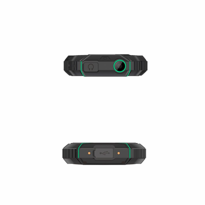 EVOLVEO StrongPhone W4, vodotesný odolný Dual SIM telefón, čierno-zelená