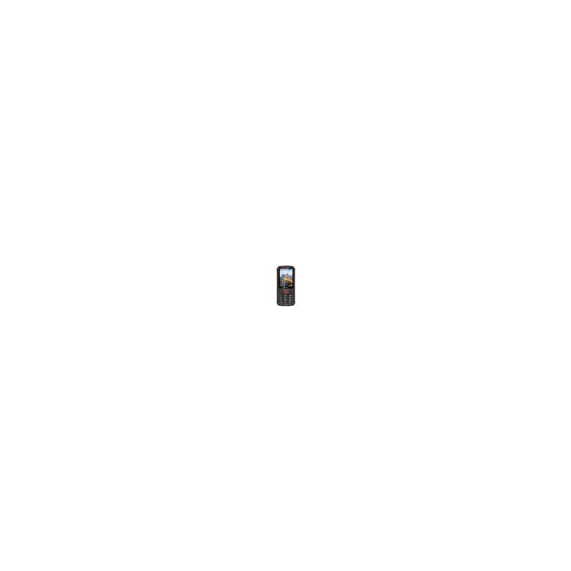EVOLVEO StrongPhone W4, vodotesný odolný Dual SIM telefón, čierno-červená
