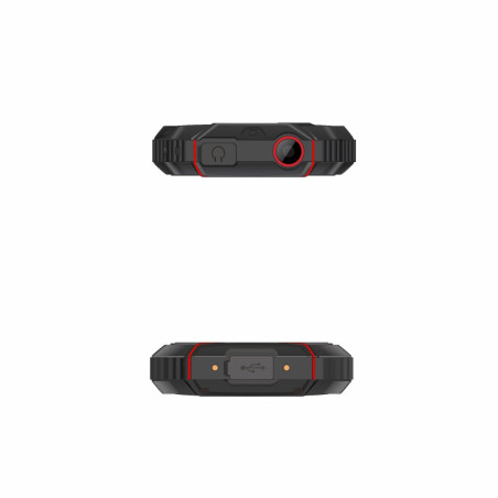 EVOLVEO StrongPhone W4, vodotesný odolný Dual SIM telefón, čierno-červená