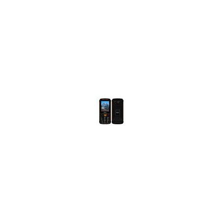 EVOLVEO StrongPhone Z6, vodotesný odolný Dual SIM telefón, čierno-oranžová