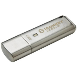 Kingston IronKey Locker+ 50 32GB USB 3.1 USB-A Strieborná