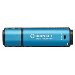 Kingston Ironkey Vault Privacy 50 512GB USB 3.2 USB-A Modrá